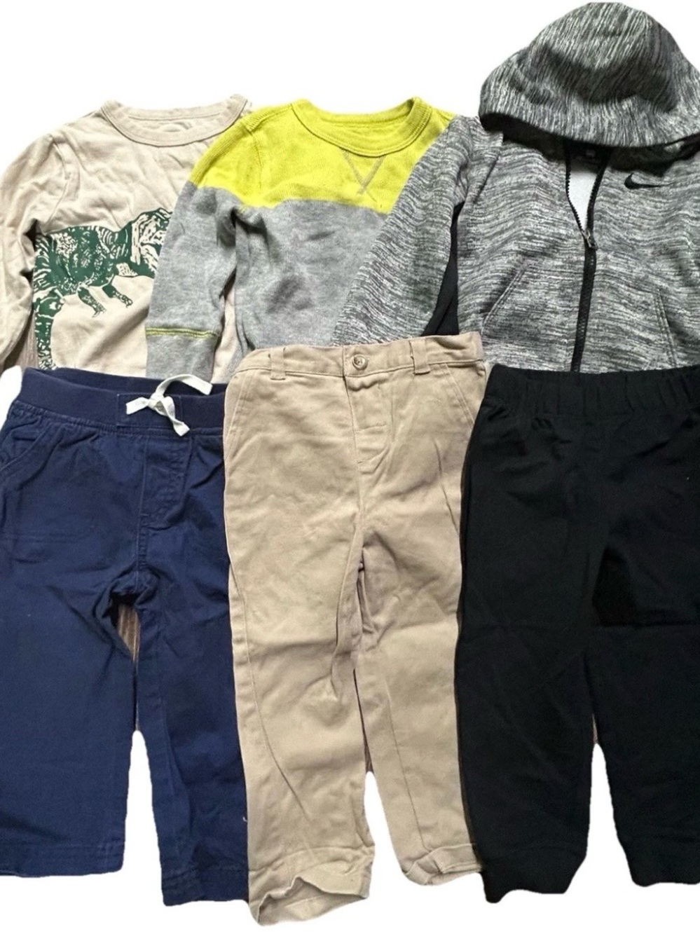 Toddler Boy Winter Khakis Gap Dinosaur Nike Long Sleeves Size 18-24 Months
